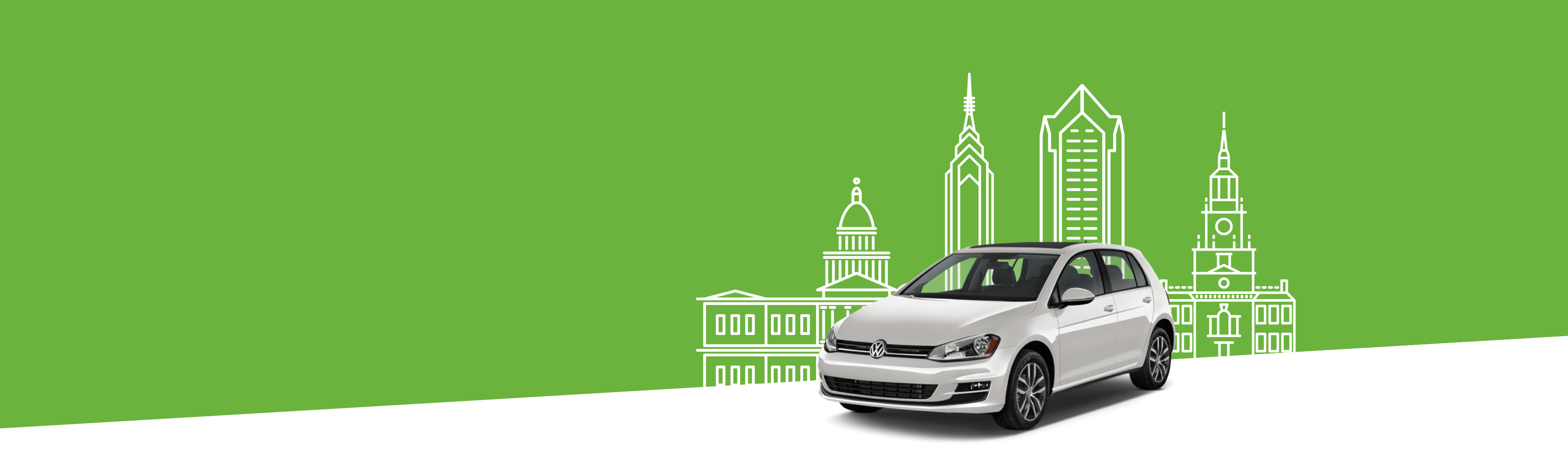 Start price. Leading car. Zipcar car sharing Club.